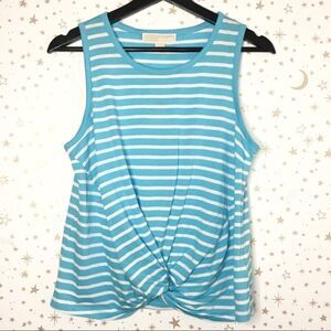 Michael Kors Turquoise Striped Tank Top – Women’s Medium NWT